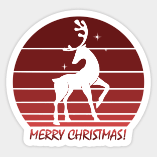 Christmas reindeer Sticker